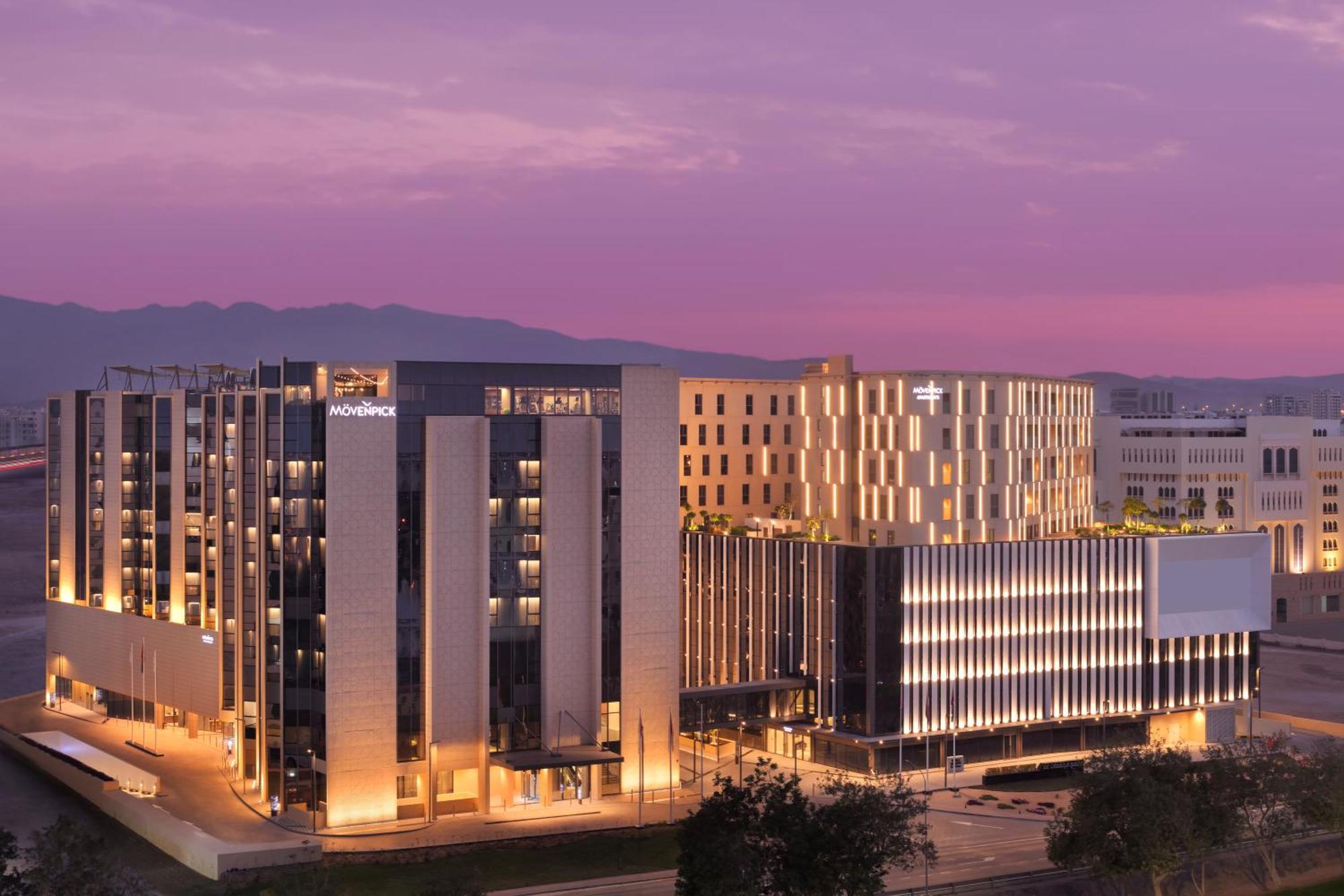 Moevenpick Hotel & Apartments Ghala Muskat Bagian luar foto The new campus of the University of Patras